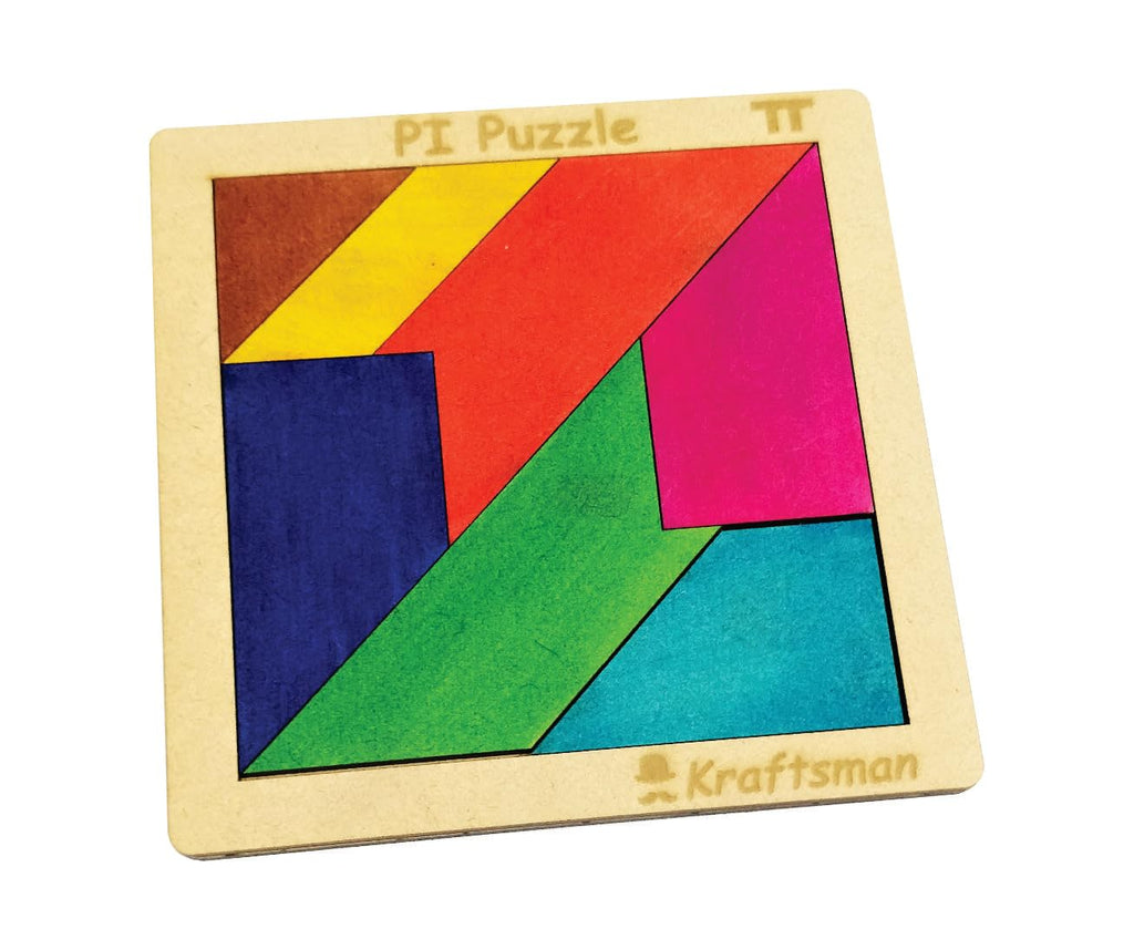 Kraftsman PI Puzzle: Symbolic and Spatial Challenge | Color Your Puzzle