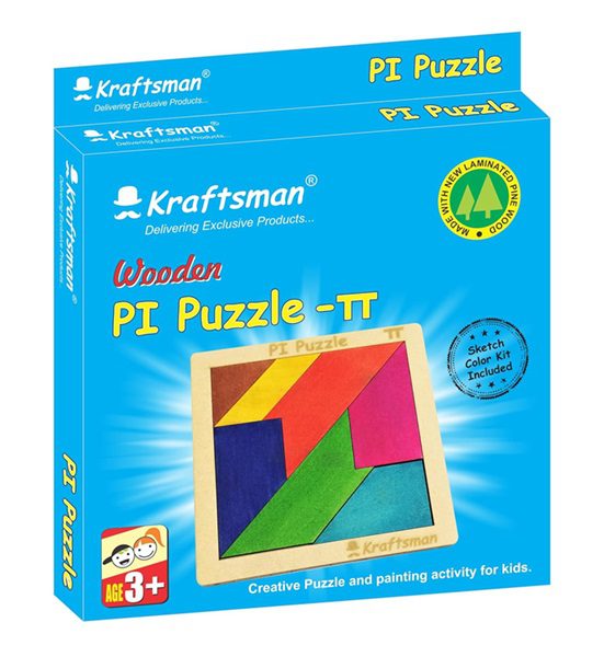 Kraftsman PI Puzzle: Symbolic and Spatial Challenge | Color Your Puzzle