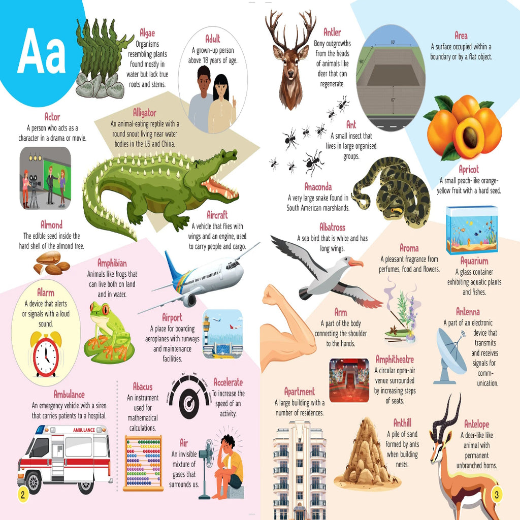 Picture Dictionary for Kids - Words with Images and Meanings