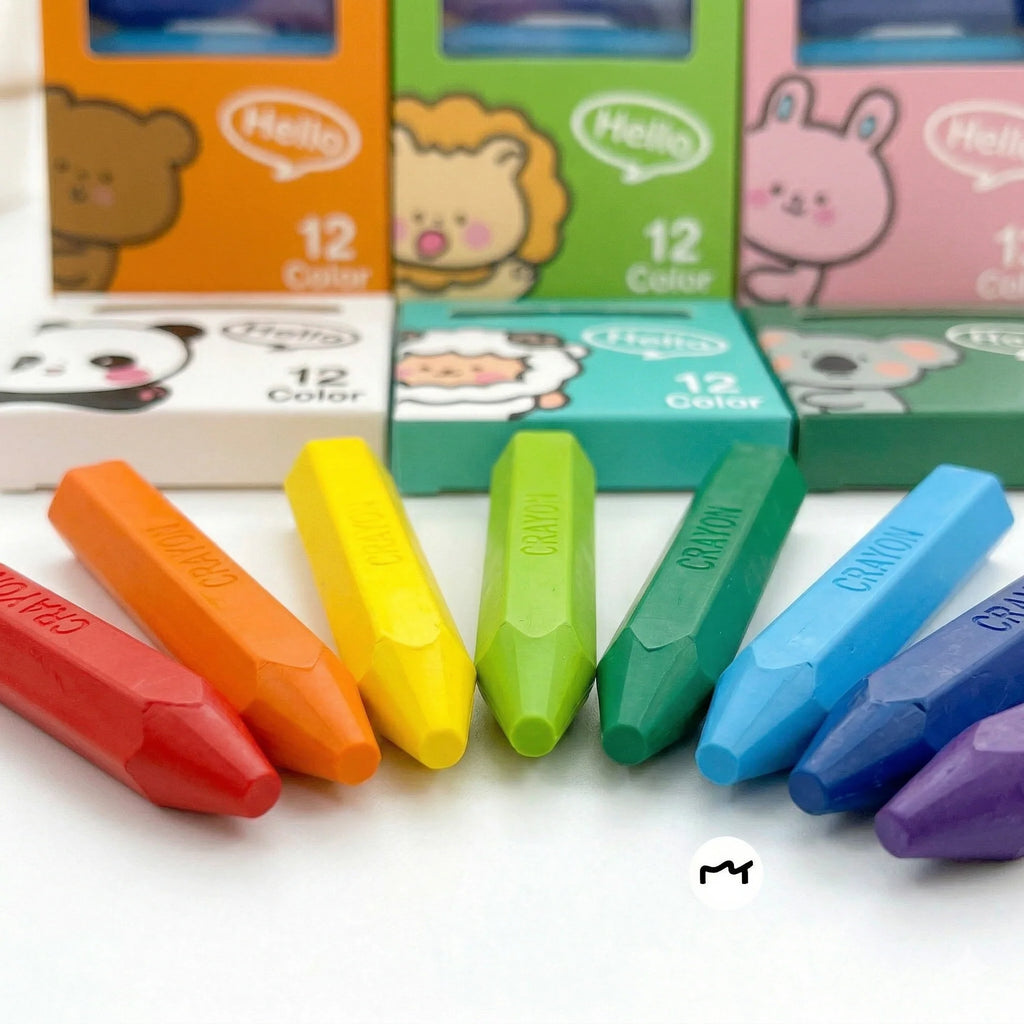 Hexagonal Crayons | 12 Shades