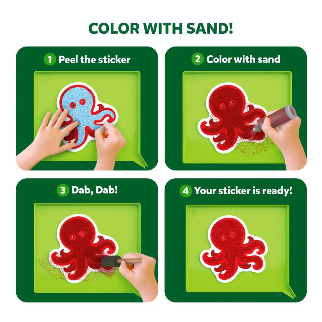 Sand-Tastic Art: Amazing Animals | Controlled-Mess Sand Art (ages 4-10)