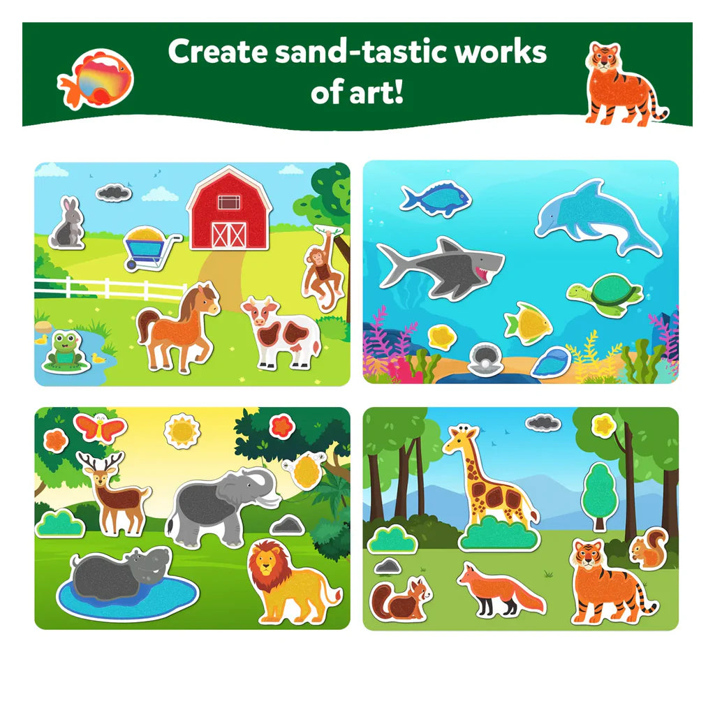 Sand-Tastic Art: Amazing Animals | Controlled-Mess Sand Art (ages 4-10)