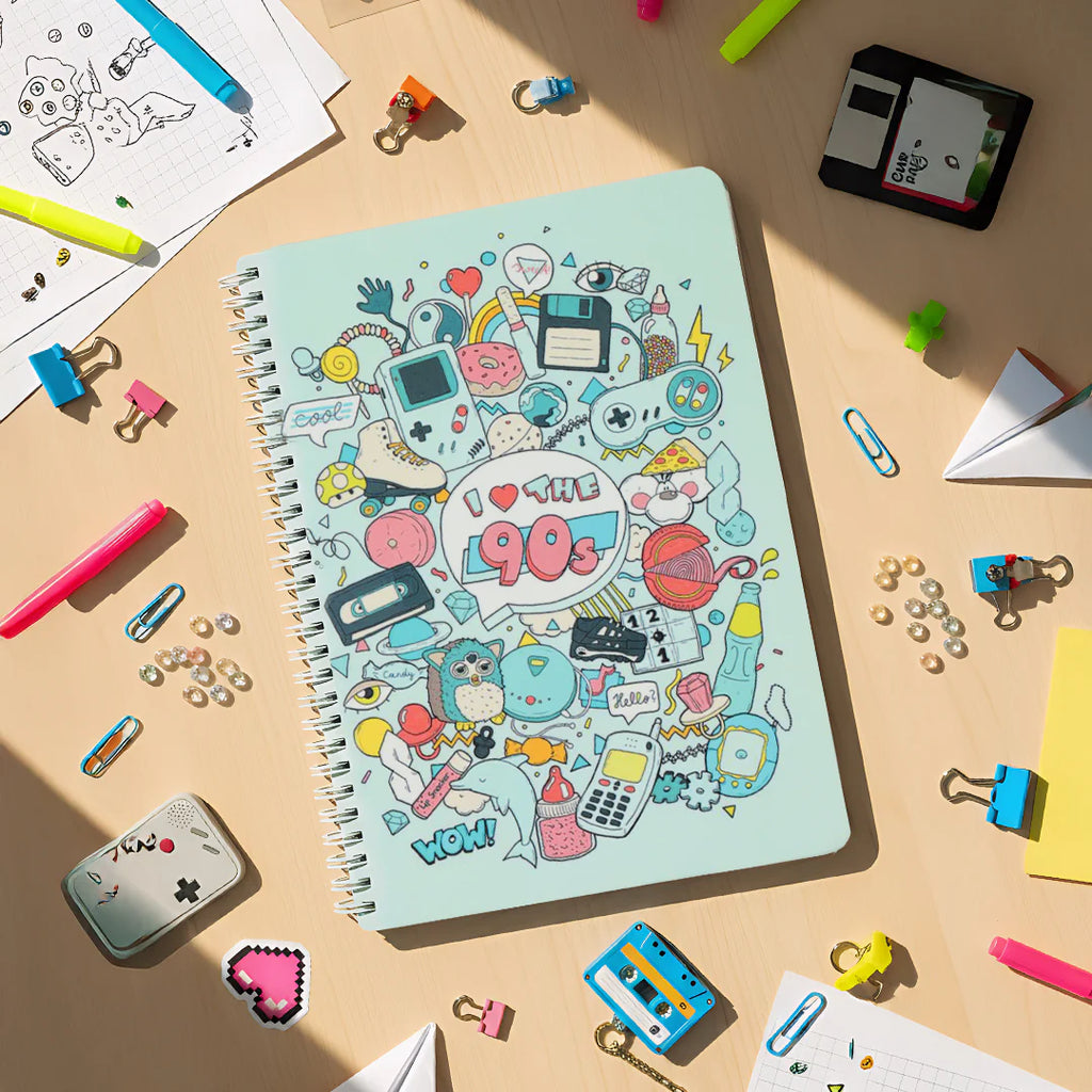 I Love 90's Softbound Wiro B5 Notebook
