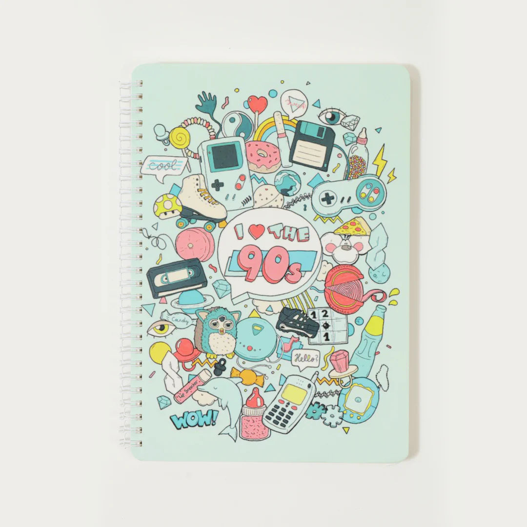 I Love 90's Softbound Wiro B5 Notebook