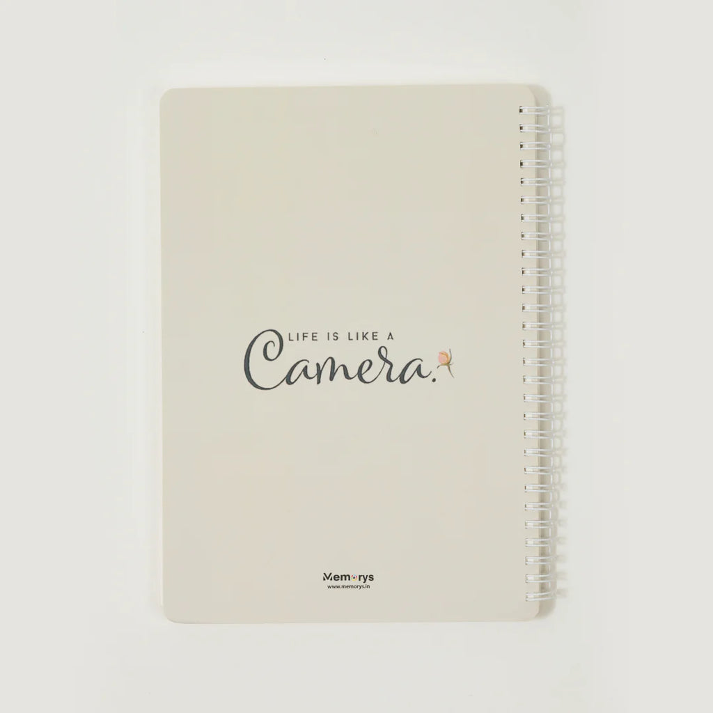 Life is like a Camera Softbound Wiro B5 NoteBook