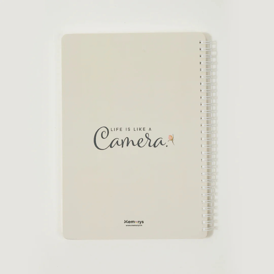Life is like a Camera Softbound Wiro B5 NoteBook