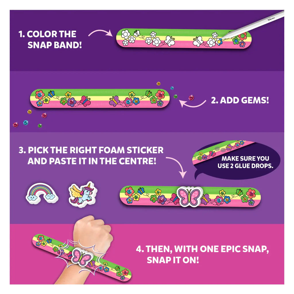 Snap Bandz: Unicorns & Princesses | DIY Art & Craft Activity (ages 4-10)