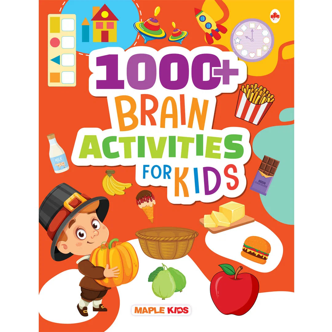 Brain Activity Book for Kids - 1000+ activities for Age 3+