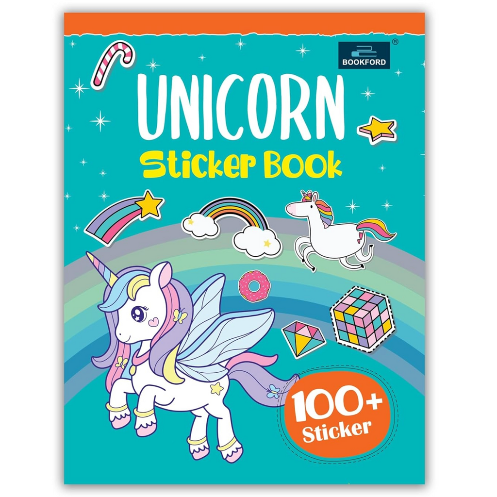 Unicorn Sticker Book for kids and children - Fun and Engaging Sticker Activities