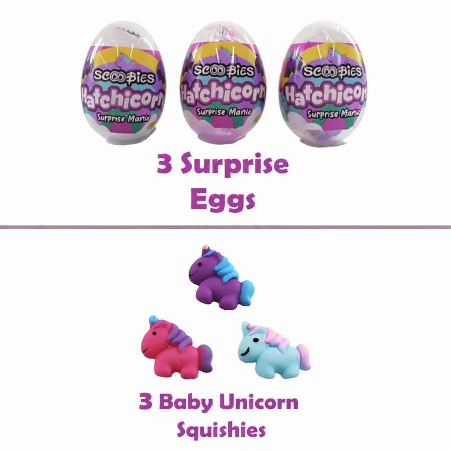 Nora & The Hatchicorns: Magical Unicorn Surprise Eggs & Squishy Sensory Toy Crack, Squish & Hatch Fun