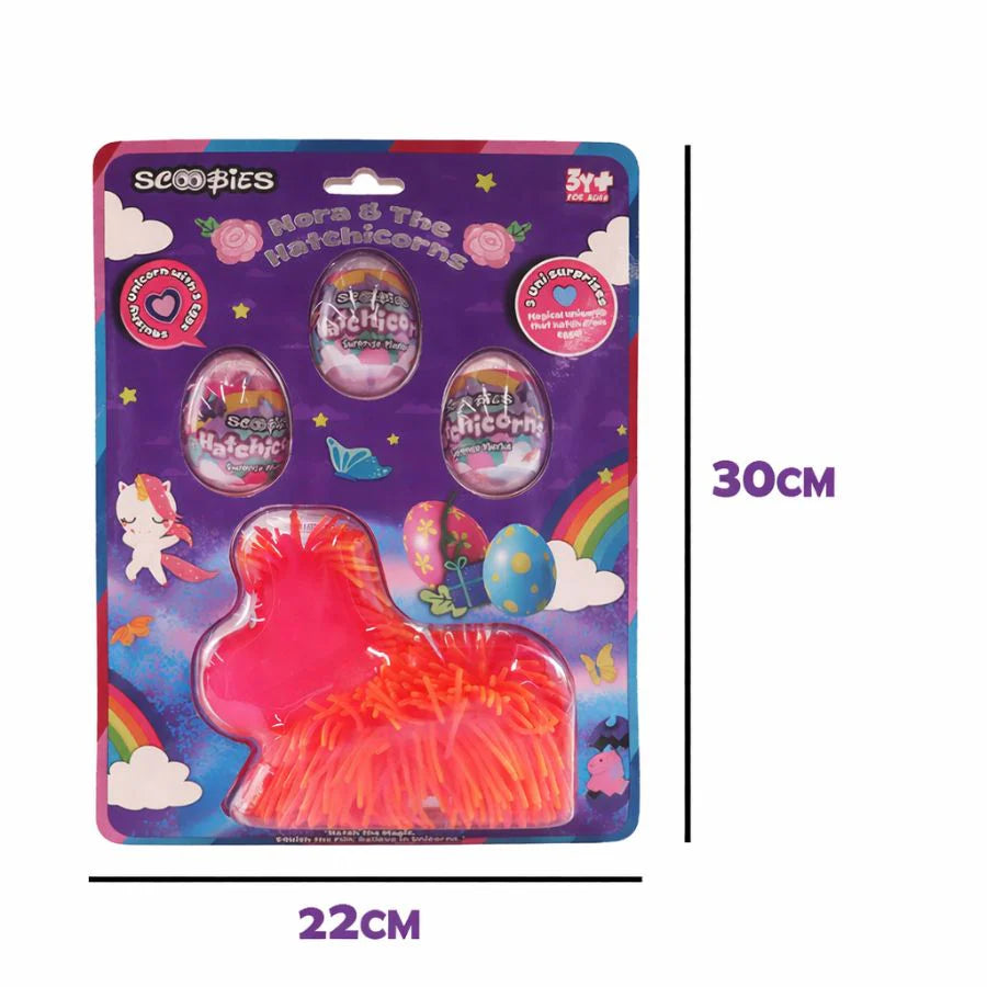 Nora & The Hatchicorns: Magical Unicorn Surprise Eggs & Squishy Sensory Toy Crack, Squish & Hatch Fun