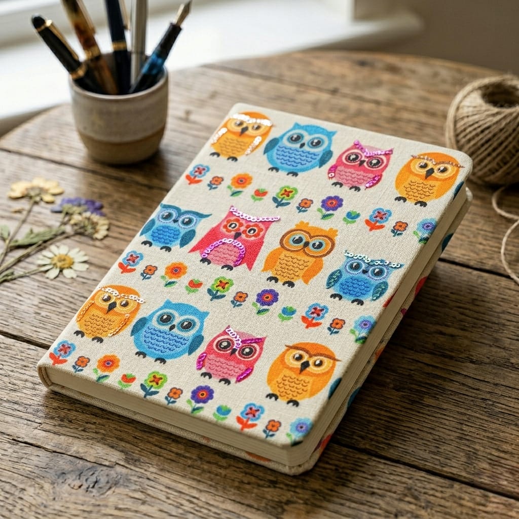 A5 Threaded Thoughts Series - Lovely Owls