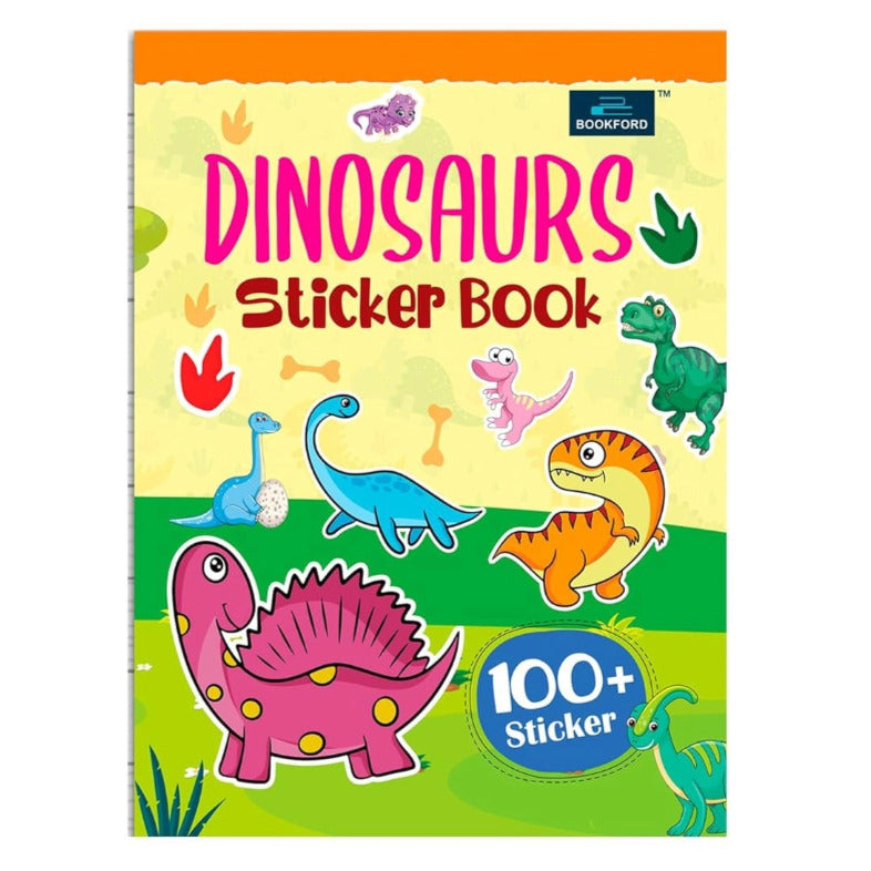 Dinosaurs Sticker Activity Book for kids and Children - Ultimate Fun Sticker - Ages 3+ Years old