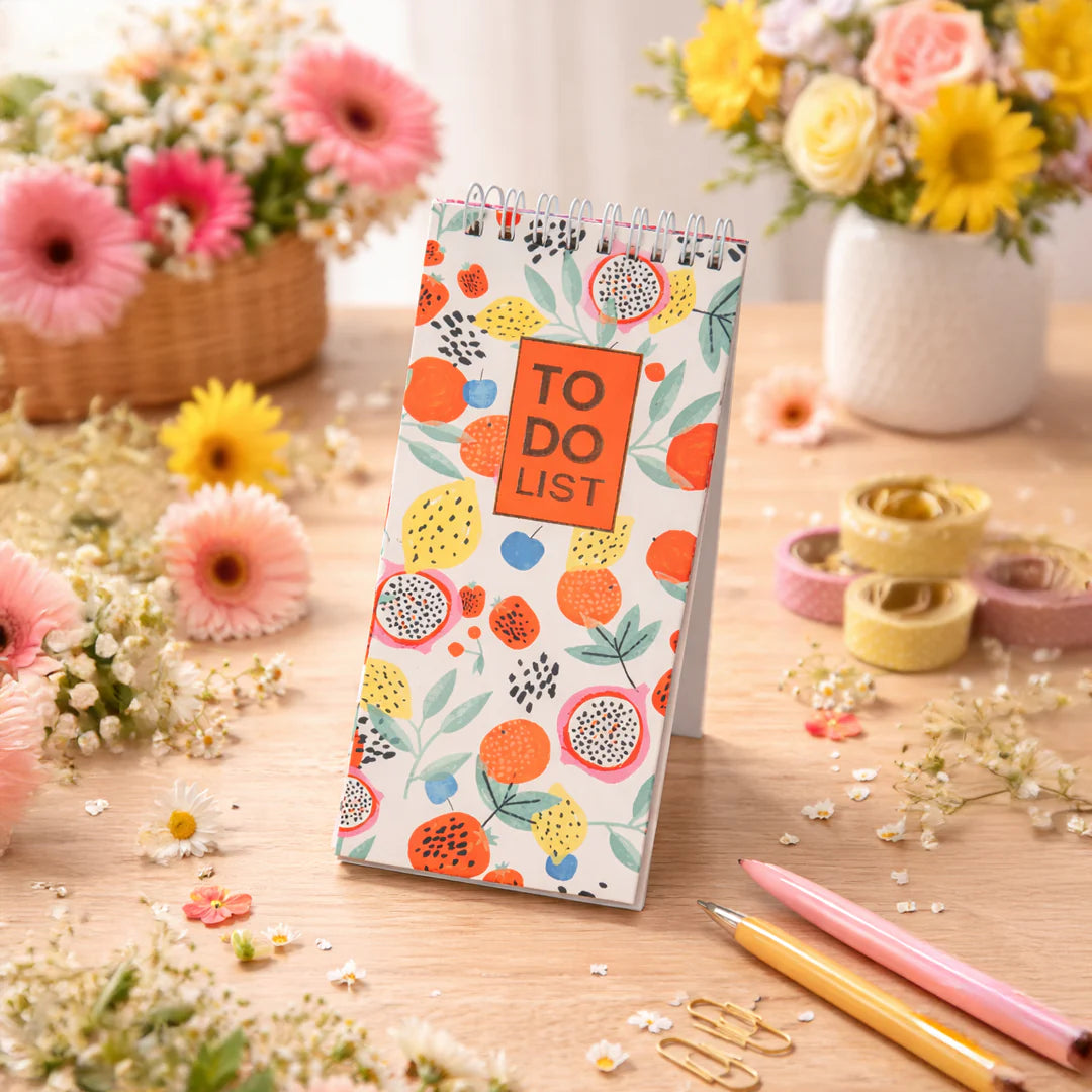 Fruits Hardbound Wiro To Do List Notepads