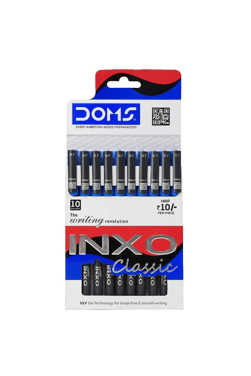 Doms Inxo Classic Ballpoint Pen | Blue Ink
